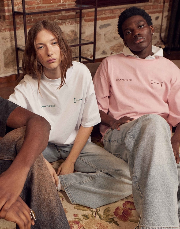 TEES Hawkers213 CITY TEE - Pale Pink
