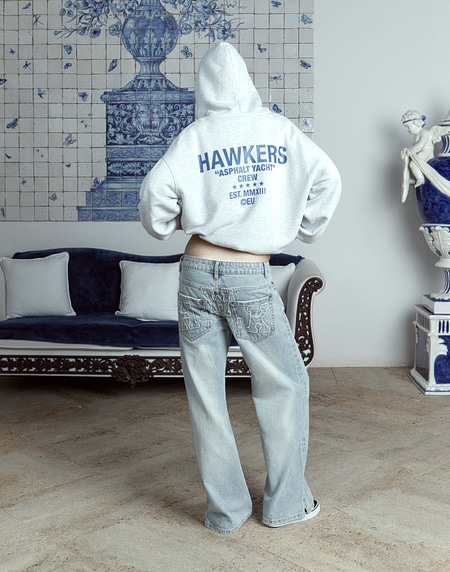 HOODIES Hawkers213 CLASSIC HOODIE - Grey Melange