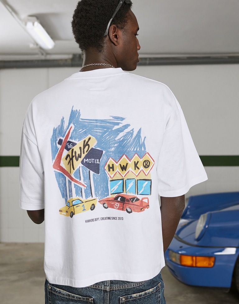 TEES Hawkers213 MOTEL TEE - White