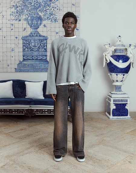 LONGSLEEVE Hawkers2013 HWKS KNIT - Washed Grey