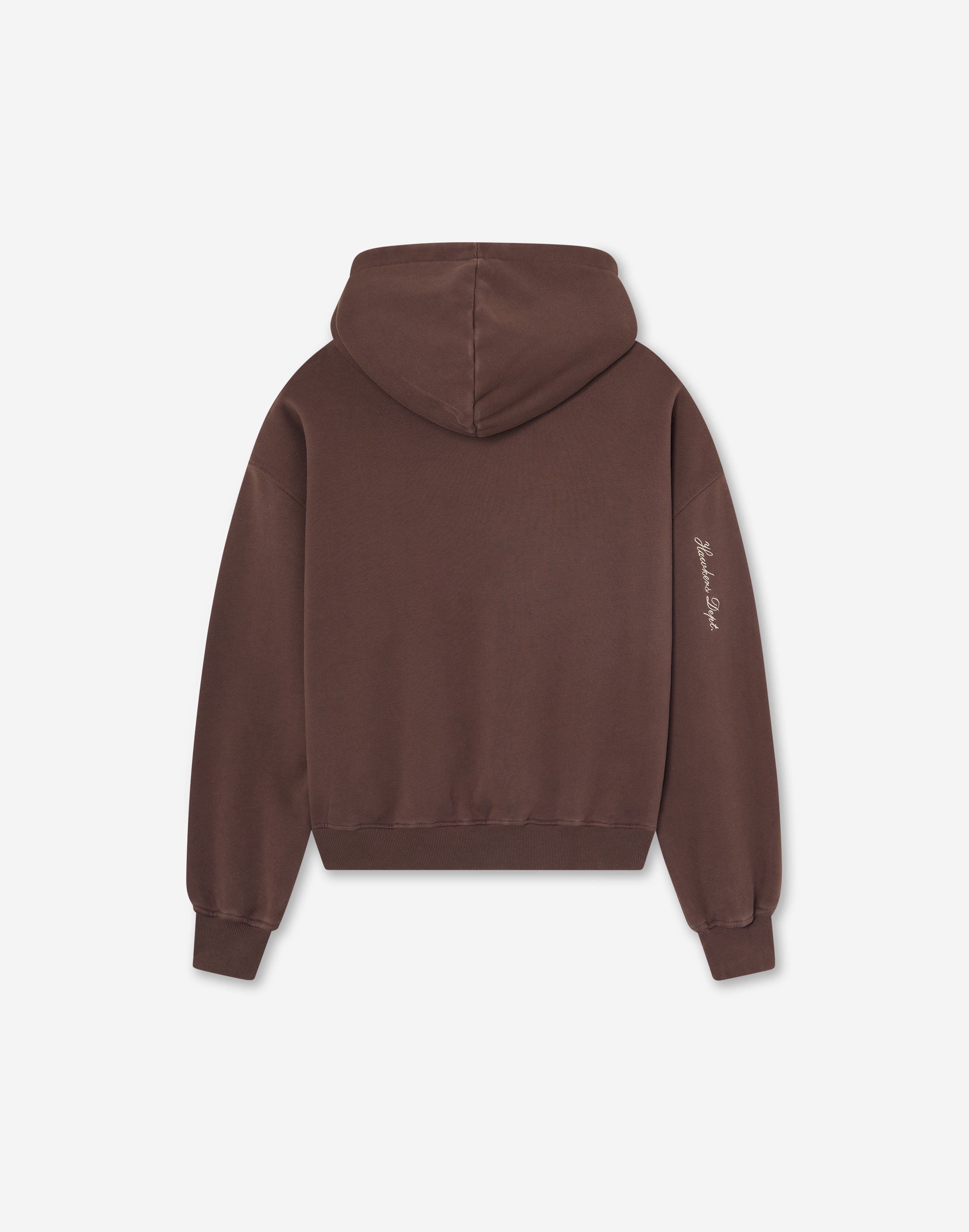 HWKS HOODIE - Washed Brown