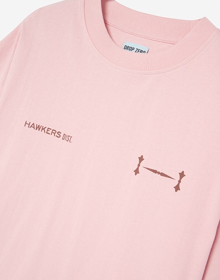 TEES Hawkers213 CITY TEE - Pale Pink