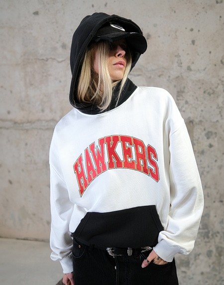 HOODIES Hawkers213 2013 HOODIE - Ecru/Black