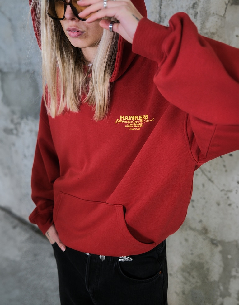 HOODIES Hawkers213 GRIND HOODIE - Red