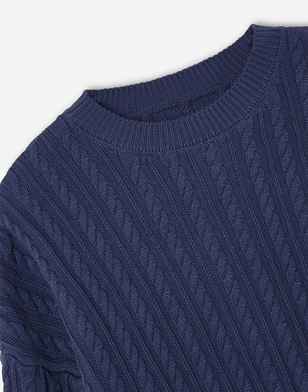 KNITWEAR Hawkers213 CABLE KNIT - Navy