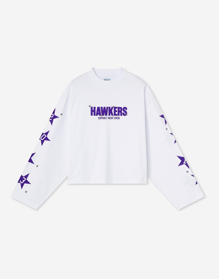 LONGSLEEVE Hawkers213 ALL STAR LS TEE - White