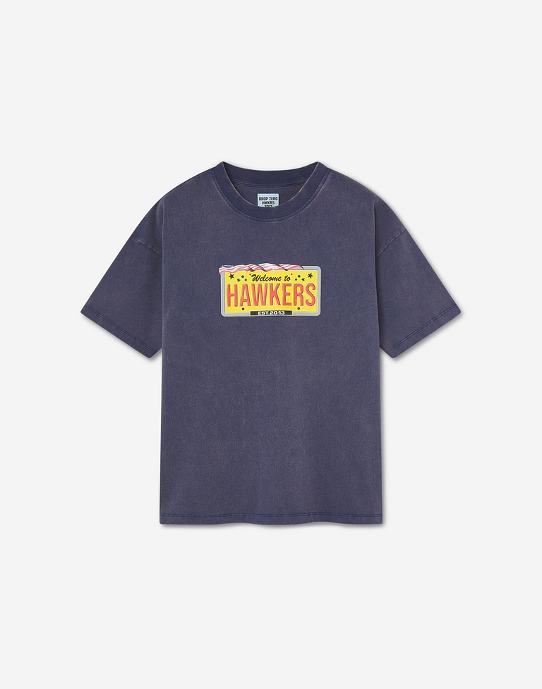 TEES Hawkers213 FAST CARS TEE - Washed Navy