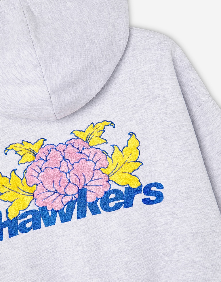 HOODIES Hawkers213 BLOSSOM HOODIE - Grey Melange