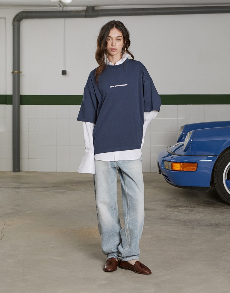 TEES Hawkers213 MOTEL TEE - Navy