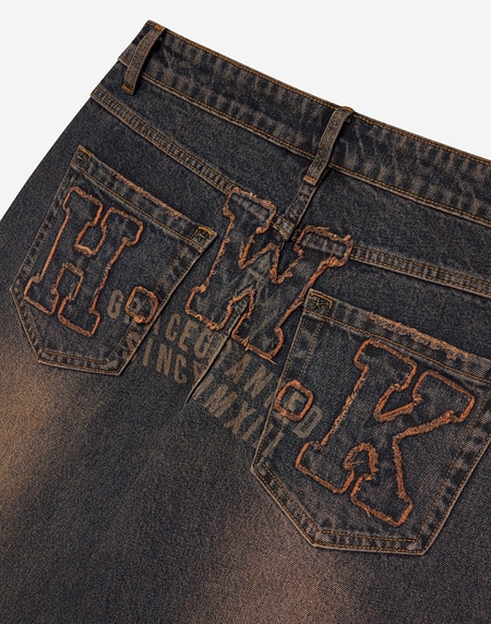 PANTS Hawkers2013 HWK DIRTY DENIM - Dirty Brown