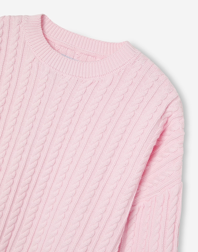 KNITWEAR Hawkers213 CABLE KNIT - Pink