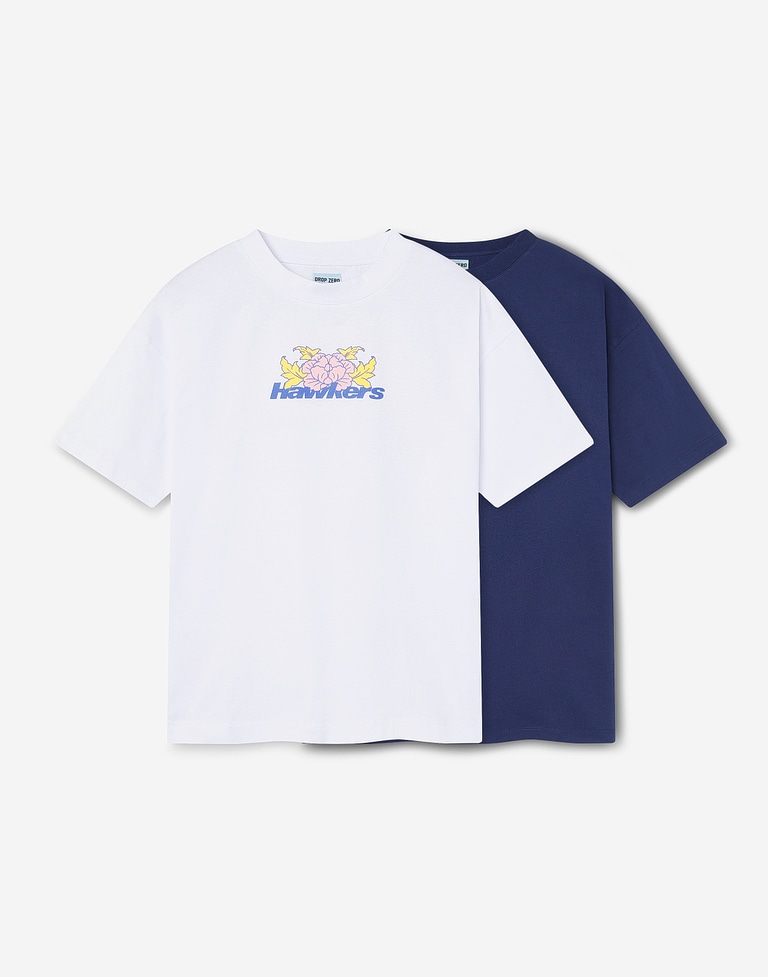 TEES Hawkers213 BLOSSOM TEE - White