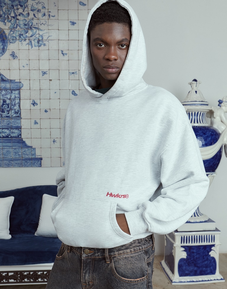 HOODIES Hawkers2013 BOLD HOODIE - Grey Melange