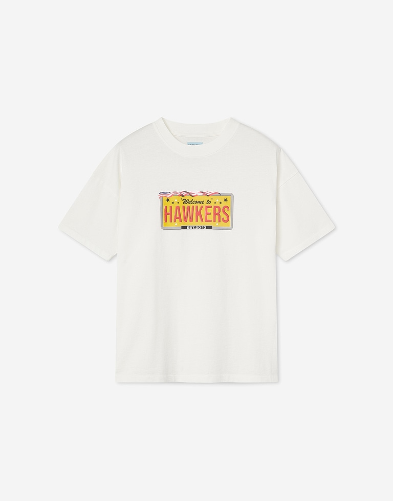 TEES Hawkers213 FAST CARS TEE - Ecru