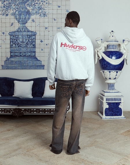 HOODIES Hawkers2013 BOLD HOODIE - Grey Melange