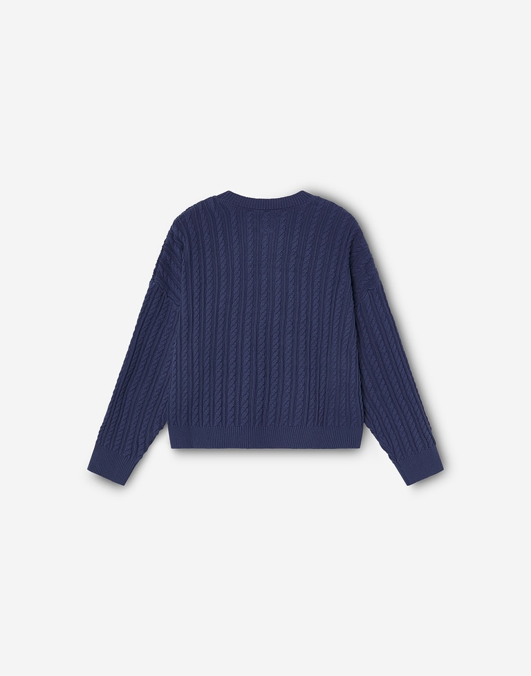 KNITWEAR Hawkers213 CABLE KNIT - Navy