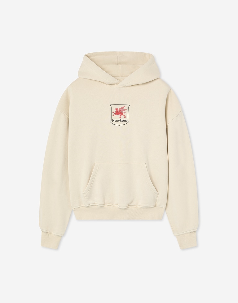 HOODIES Hawkers213 GAS HOODIE - Washed Ecru