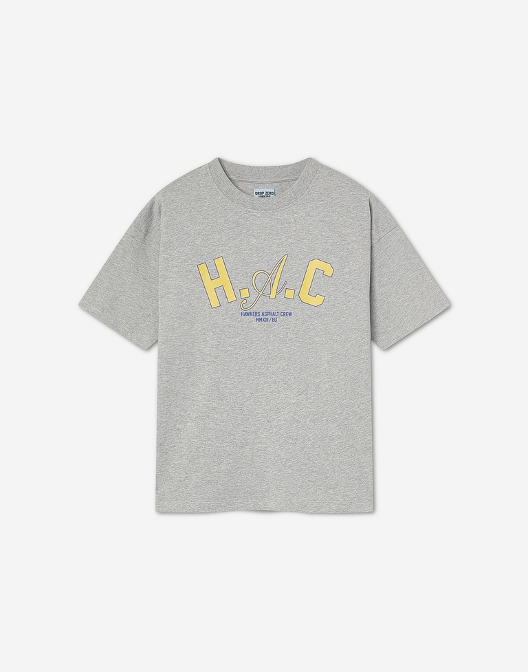 TEES Hawkers213 H.A.C TEE - Grey Melange