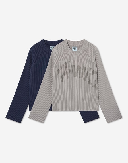 KNITWEAR Hawkers213 HWKS KNIT - Washed Grey