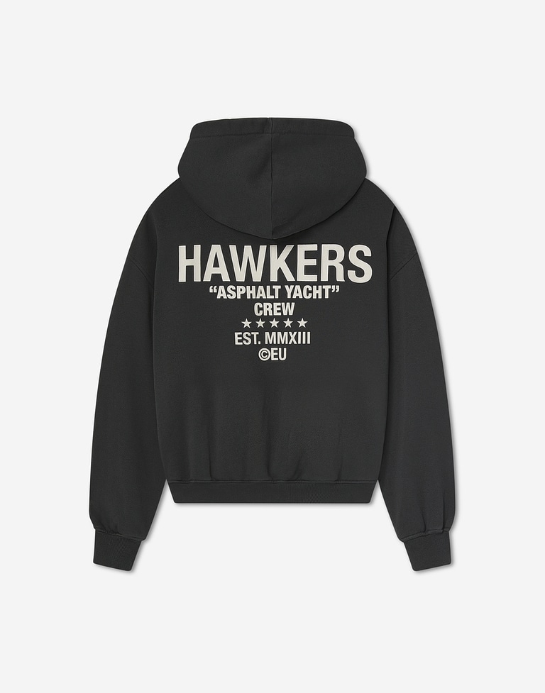 HOODIES Hawkers213 CLASSIC HOODIE - Washed Black