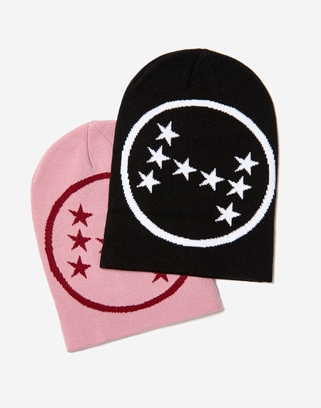 Caps Beanies Hawkers213 STAMP BEANIE - Black