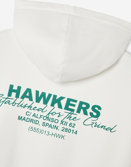HOODIES Hawkers213 GRIND HOODIE - Ecru