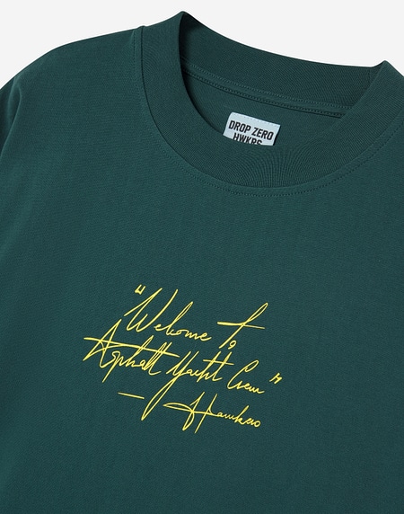 TEES Hawkers213 TIRE TEE - Washed Green