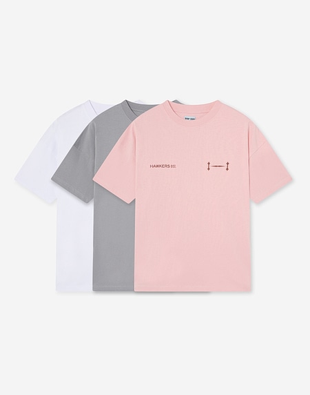 TEES Hawkers213 CITY TEE - Pale Pink