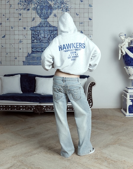 HOODIES Hawkers213 CLASSIC HOODIE - Grey Melange