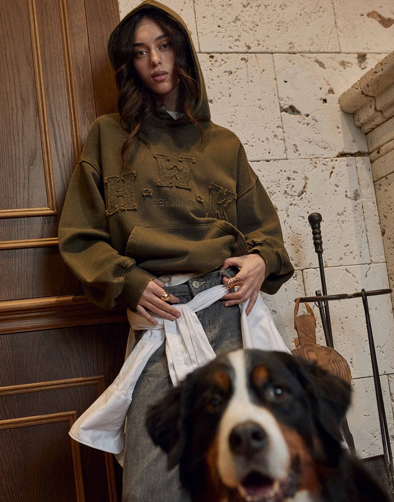 HOODIES Hawkers213 HWK HOODIE - Washed Green