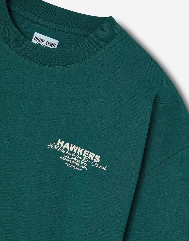 TEES Hawkers213 GRIND TEE - Green