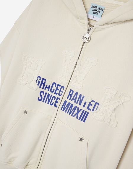 HOODIES Hawkers213 RODEO ZIPPER - Ecru