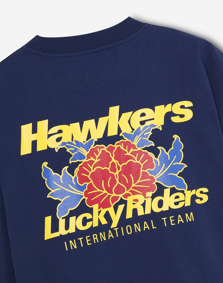 TEES Hawkers213 BLOSSOM TEE - Navy