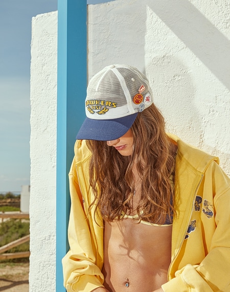 Caps Beanies Hawkers213 LEMANS CAP - Ecru