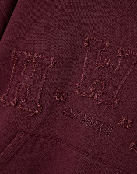 HOODIES Hawkers213 HWK HOODIE - Washed Burgundy