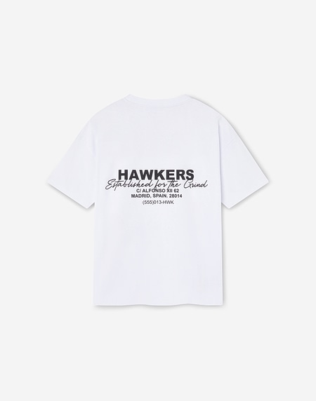 TEES Hawkers213 GRIND TEE - White