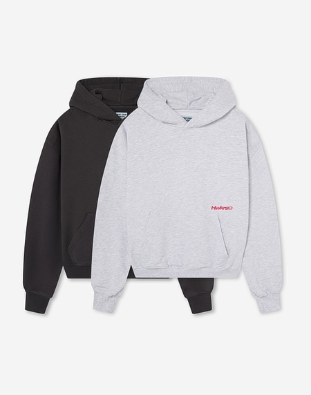 HOODIES Hawkers213 BOLD HOODIE - Grey Melange