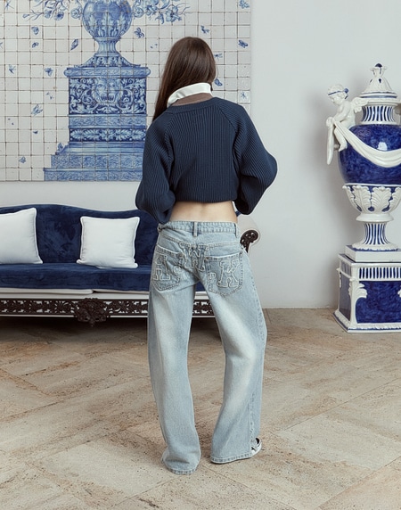 KNITWEAR Hawkers213 HWKS KNIT - Washed Navy