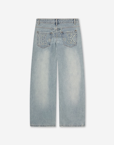 PANTS Hawkers2013 HWK DIRTY DENIM - Dirty Light Blue