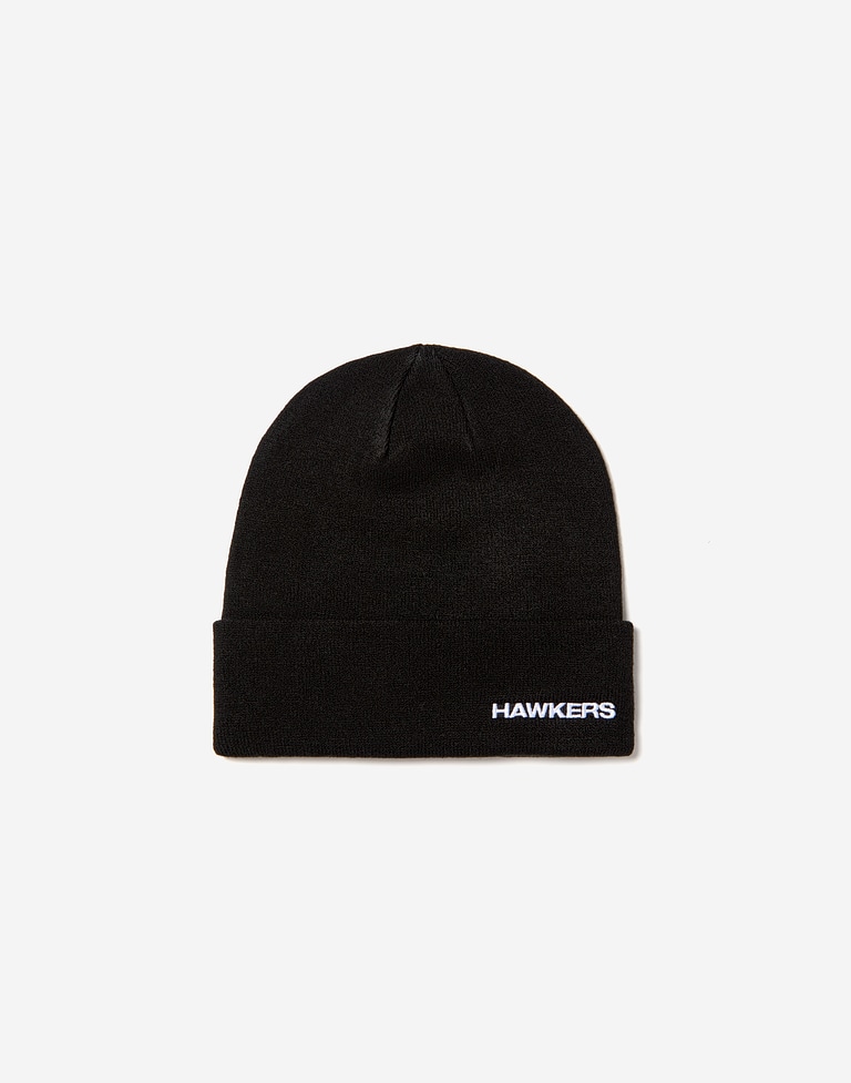 Caps Beanies Hawkers213 STAMP BEANIE - Black
