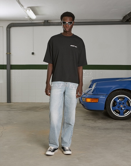 TEES Hawkers213 ESSENTIALS TEE - Black