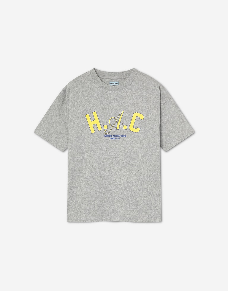 TEES Hawkers213 H.A.C TEE - Grey Melange