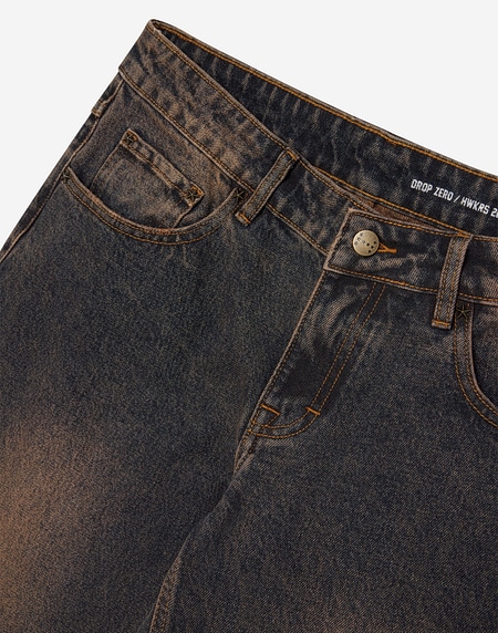 PANTS Hawkers213 HWK DIRTY DENIM - Dirty Brown