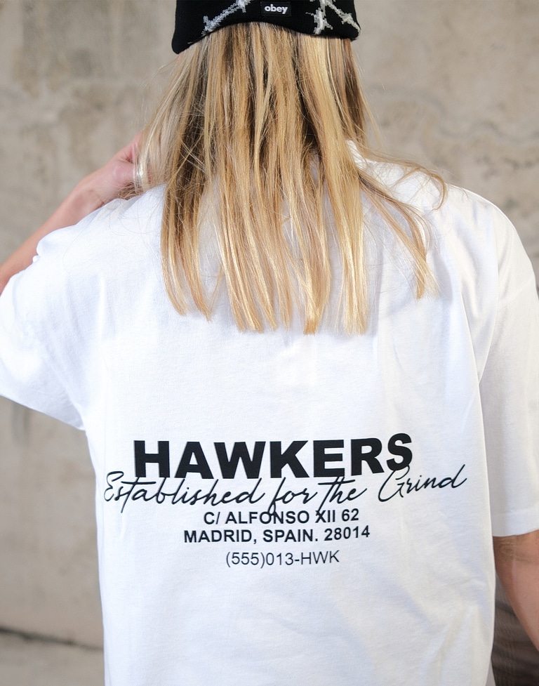 TEES Hawkers213 GRIND TEE - White