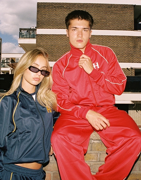 PANTS Hawkers213 LEMANS TRACKSUIT PANTS - Red