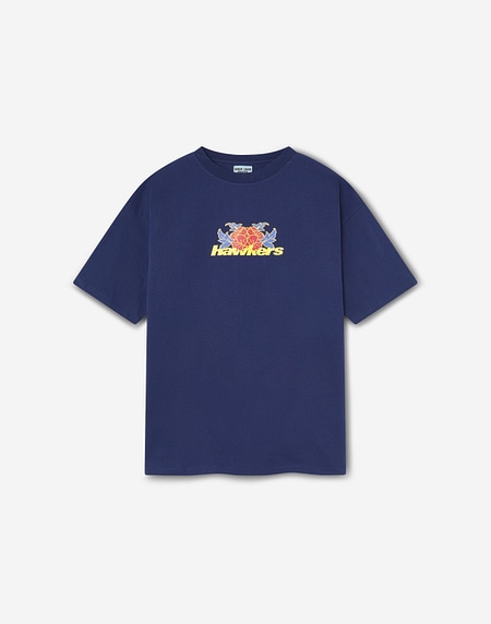 TEES Hawkers213 BLOSSOM TEE - Navy