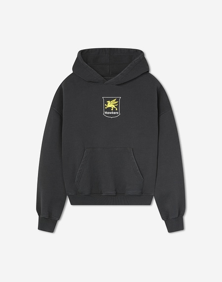 HOODIES Hawkers213 GAS HOODIE - Washed Black