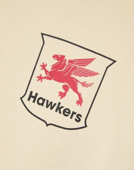 HOODIES Hawkers213 GAS HOODIE - Washed Ecru