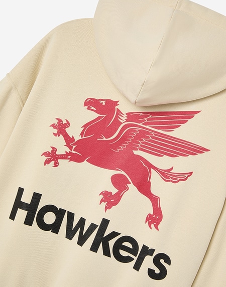 HOODIES Hawkers213 GAS HOODIE - Washed Ecru