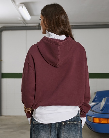 HOODIES Hawkers213 HWK HOODIE - Washed Burgundy